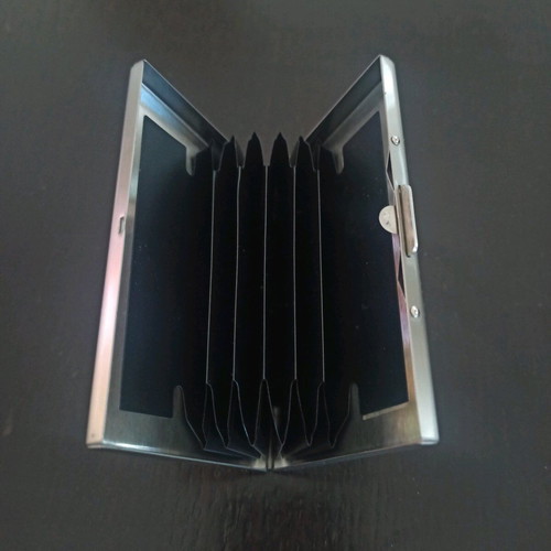 Card holder new, metal stainless steel