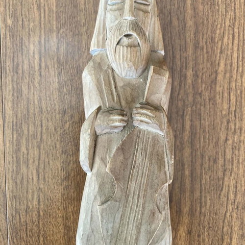 Wooden carved decorative figure