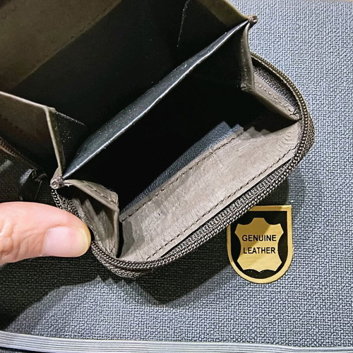 Super mini leather wallet new, genuine leather