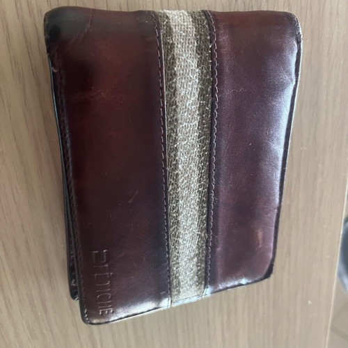 Fetiche Leather leather wallet like new, brown and red
