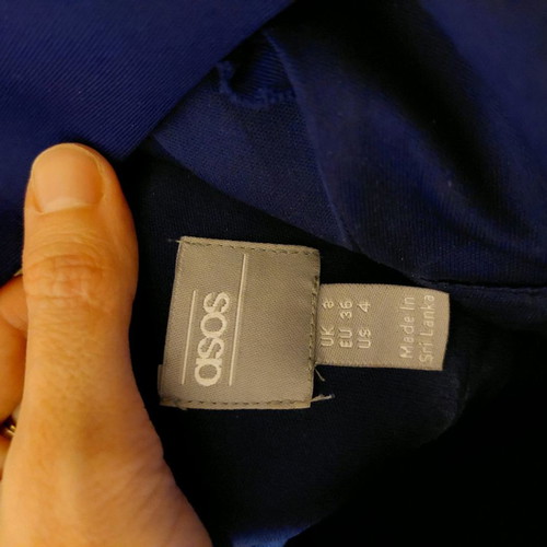 ASOS Deluxe dress used, dark blue, size S