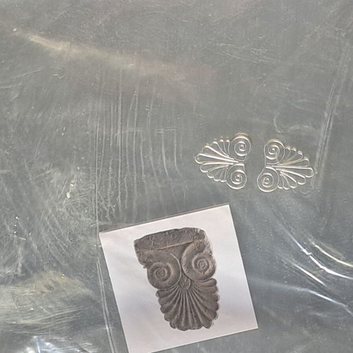Decorative tray from Acropolis Museum, new