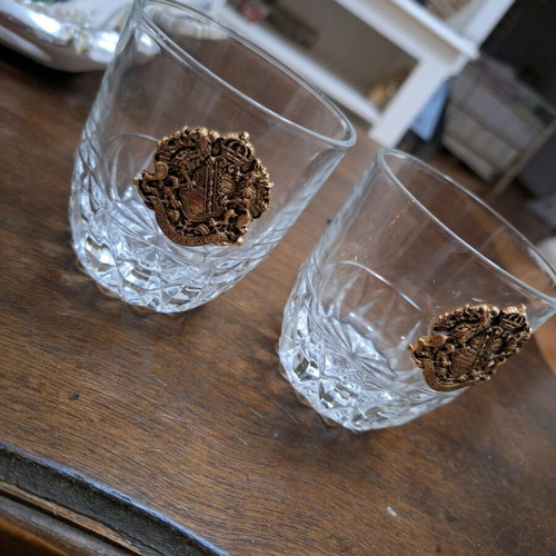 Vintage glasses like new, set of 2 pieces