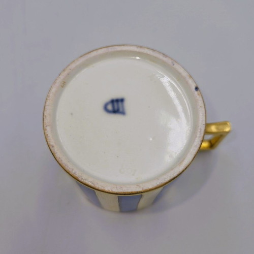 Imperial Vienna Sorgenthal Espresso Cup and Saucer like new (1790-1810)