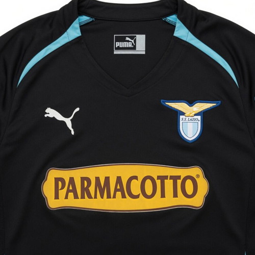Lazio Puma Black Jersey Parmacotto Sponsor 2003-05 like new