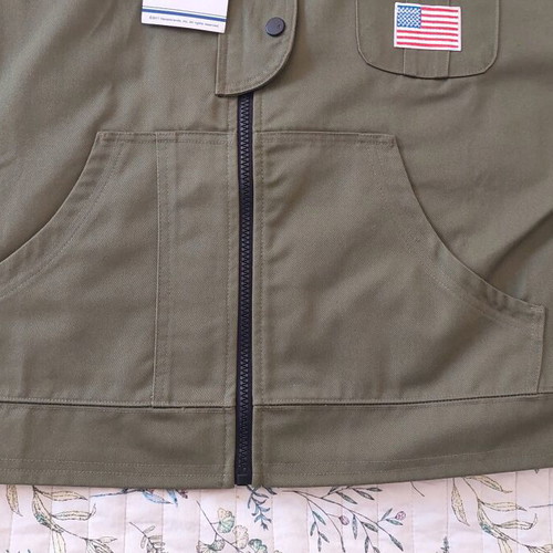 Champion short unisex cardigan new green size S