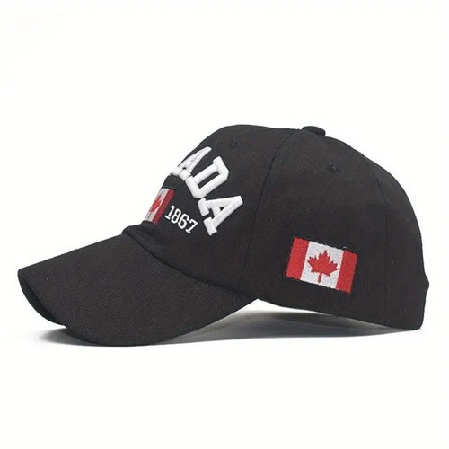 Unisex cotton vintage CANADA hat new with embroidered letters