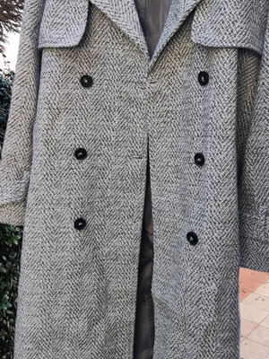 Sinsay women's coat new, black and gray, size L