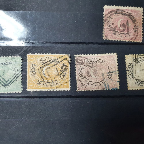 Duloz Ottoman Turkey used with stamps from Veria and others