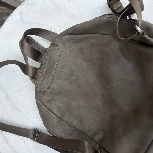 Backpack bag, beige and brown