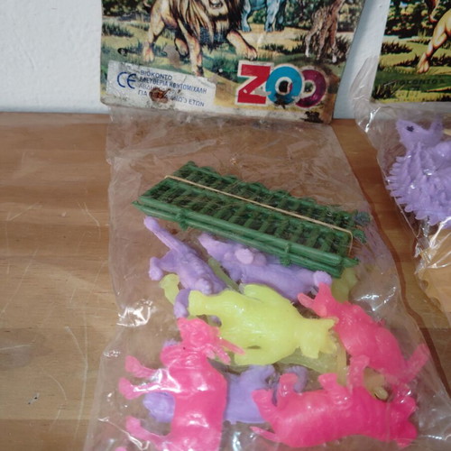 Biokonto bags with animal and dinosaur figures new