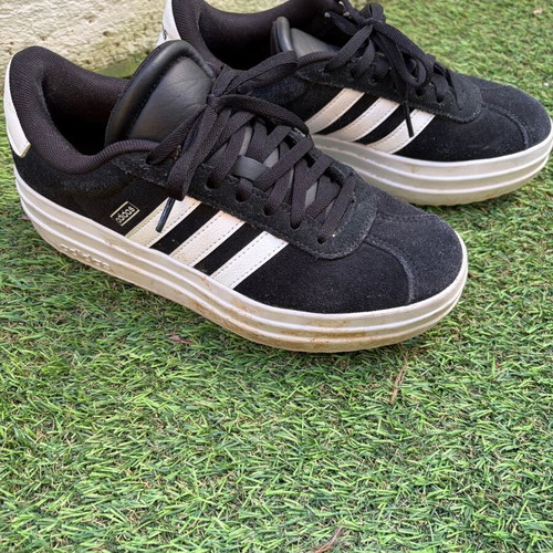 Adidas athletic shoes like new, size 37, black and white