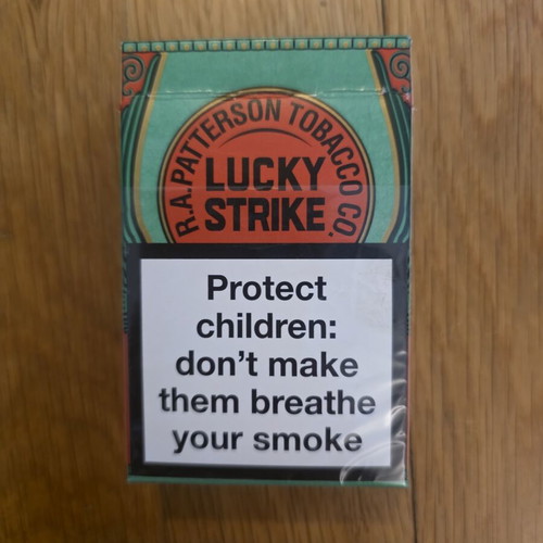 Lucky Strike S.XIX Limited Edition pack like new, empty