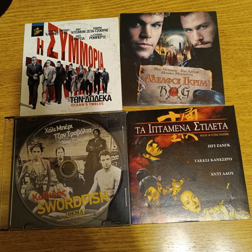 DVD movie pack of 18, like new, with subtitles