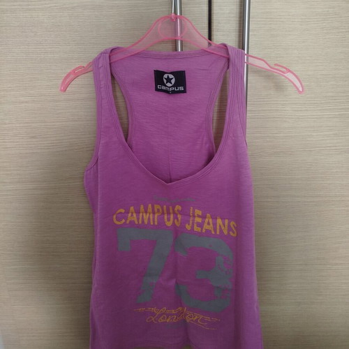 Campus sleeveless summer sports shirt purple size M new