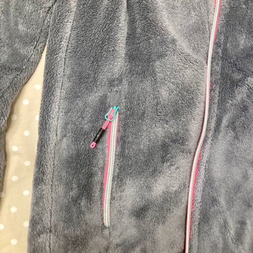CMP children's fleece jacket used, gray, for girls