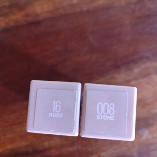 Lifter gloss Maybelline set like new, two shades Rust and Stone