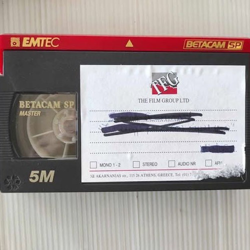Betacam cassette like new in its case