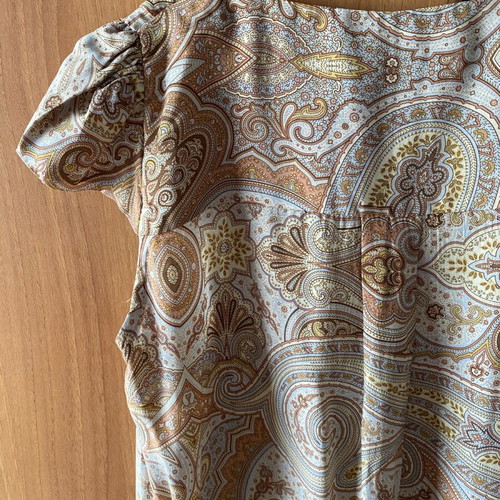 Zara women's tunic new with paisley pattern, size M