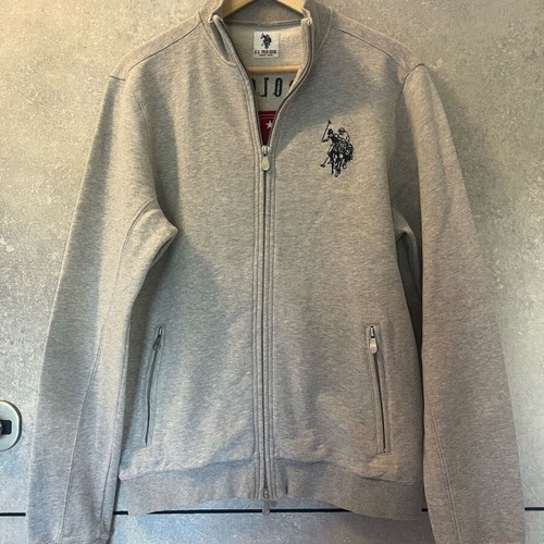 Men's Grey Sweatshirt Jacket U.S. Polo Assn. no L Like New