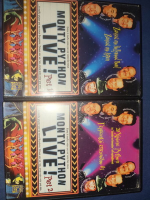 Monty Python Live! Part 1 & 2 DVD μεταχειρισμένο με ελληνικούς υπότιτλους