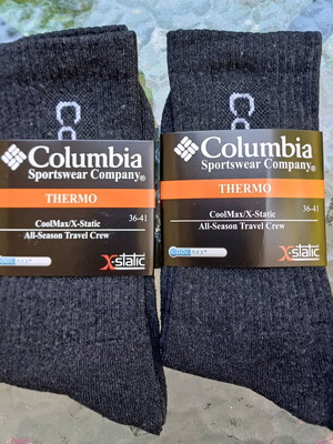 Men's Thermo socks new, pack of 2 pairs, gray