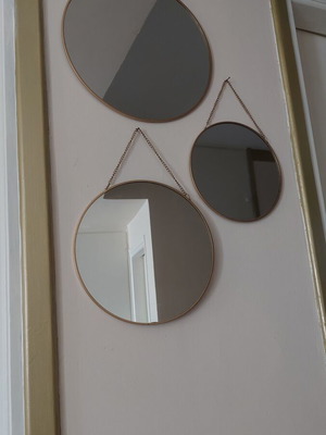 Wall mirror set like new, 3 pieces
