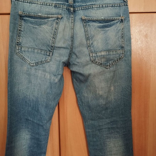 Jeans used light blue straight fit, size S