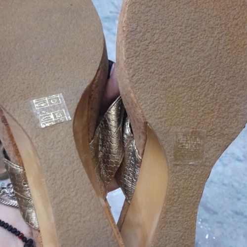 DKNY sandals new, size 40, gold