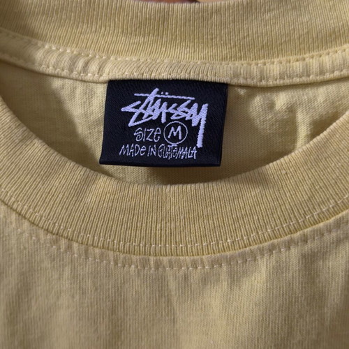 Stussy T-shirt Medium yellow like new SS24
