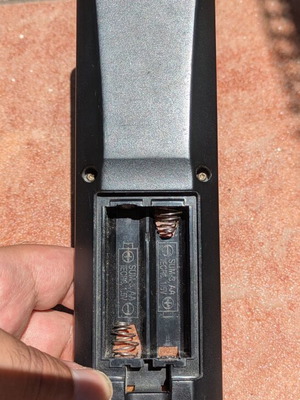 Yamaha MCR-E810 remote used, functional without back cover