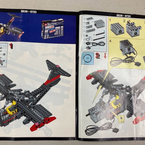 Lego 8836 Sky Ranger ONLY THE INSTRUCTION BOOK In good condition Price 7 Euros