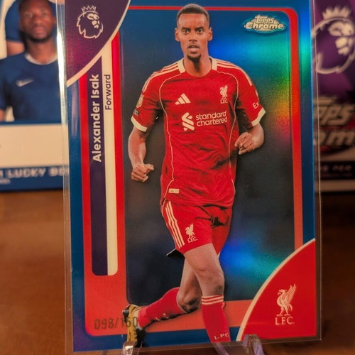 2025-26 Topps Chrome Premier League Alexander Isak card like new