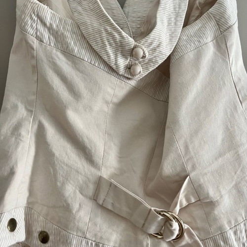 Tassos Mitropoulos vest used, size S, beige