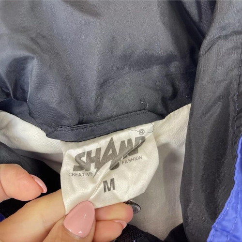 Vintage Shamp men's windbreaker size M like new, multi 90s