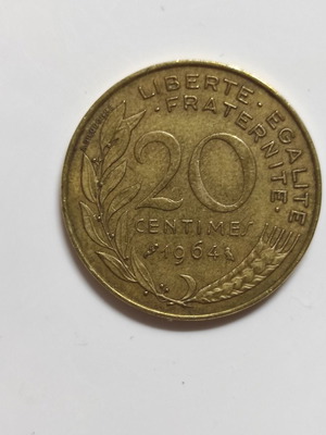 Νόμισμα France 20 Centimes 1964 μεταχειρισμένο