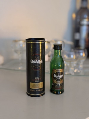 Glenfiddich 12 Years Special Reserve άδειο μινιατούρα ουίσκι με μεταλλική θήκη, 50 ml
