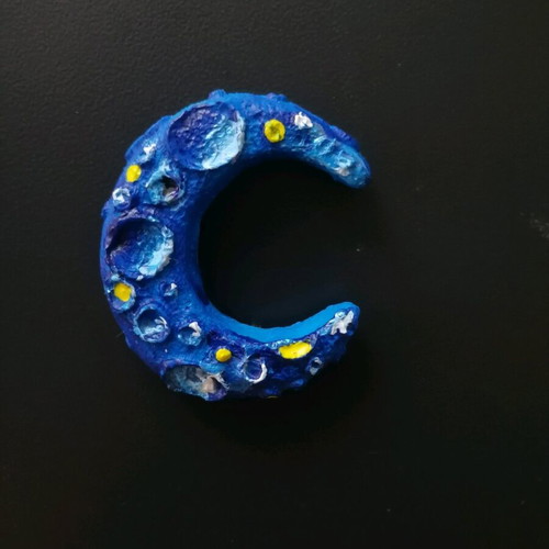 Van Gogh Starry Night Handmade Plaster Magnets new