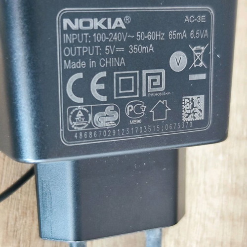 Nokia chargers used, pack of 3