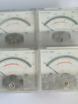 Analog measuring instruments used, unknown functionality