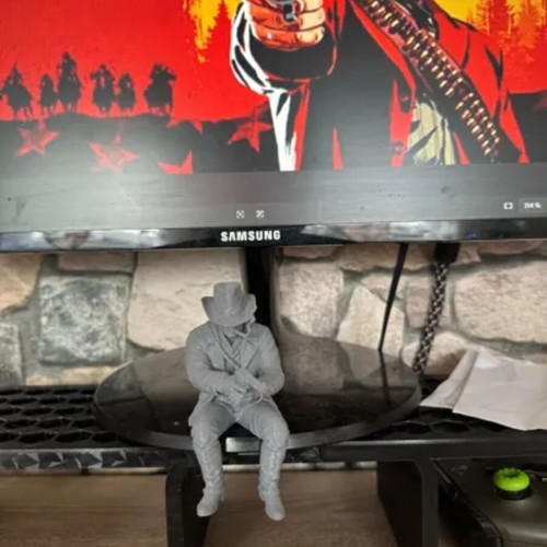 Arthur Morgan Sitting Statue new