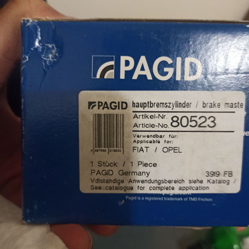 Pagid Brake Pump for Saab 9-3 (YS3F) 1.9 TiD new