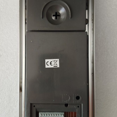 Button panel and 4 used intercoms