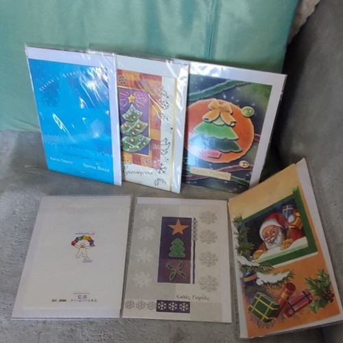 Christmas greeting cards pack of 6 with envelopes