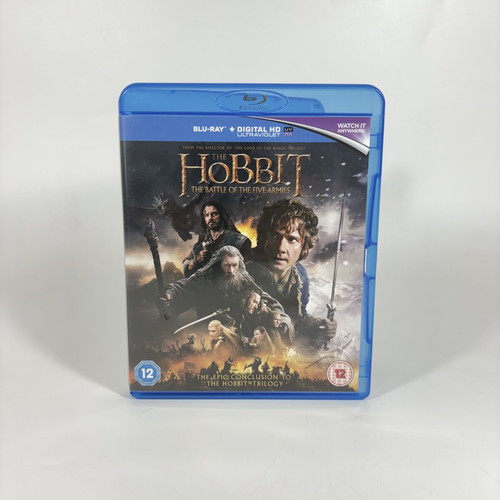 The Hobbit The Battle of the Five Armies Blu-ray like new with English subtitles