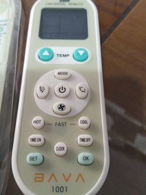 Universal A/C remote control