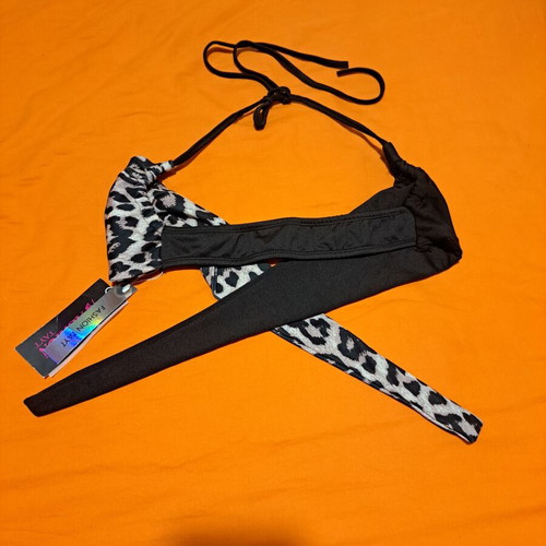Bikini black leopard print size XS/S new