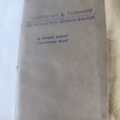 Walter Hill & Sons Wool Company Agenda 1949-1950 like new