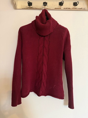 One Teaspoon knitted sweater like new, burgundy