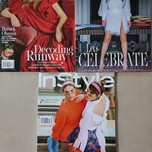 In Style magazine used, 3 issues 2021-2022, special Real News edition